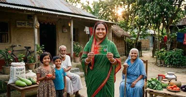 ফ্যামিলি কার্ডসহ প্রতীকী ছবি